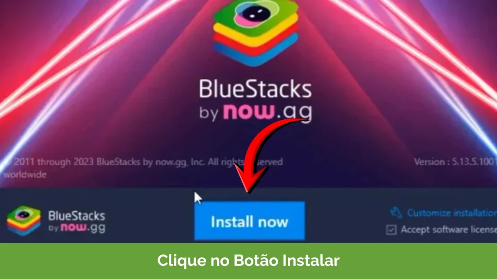 Clique no Botão Instalar