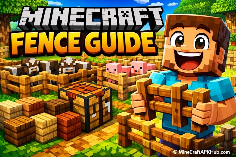 Como Fazer uma Cerca no Minecraft APK