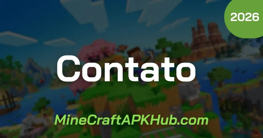 Contato MineCraftAPKHub
